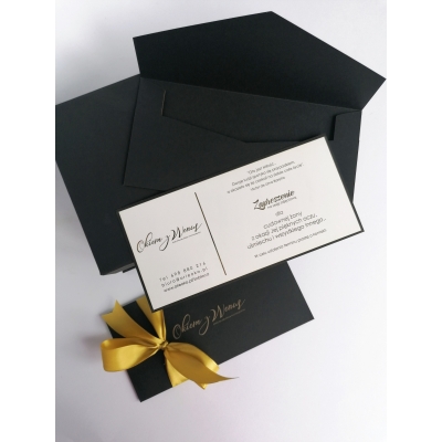 Voucher PRESTIGE DL złocony w kopercie